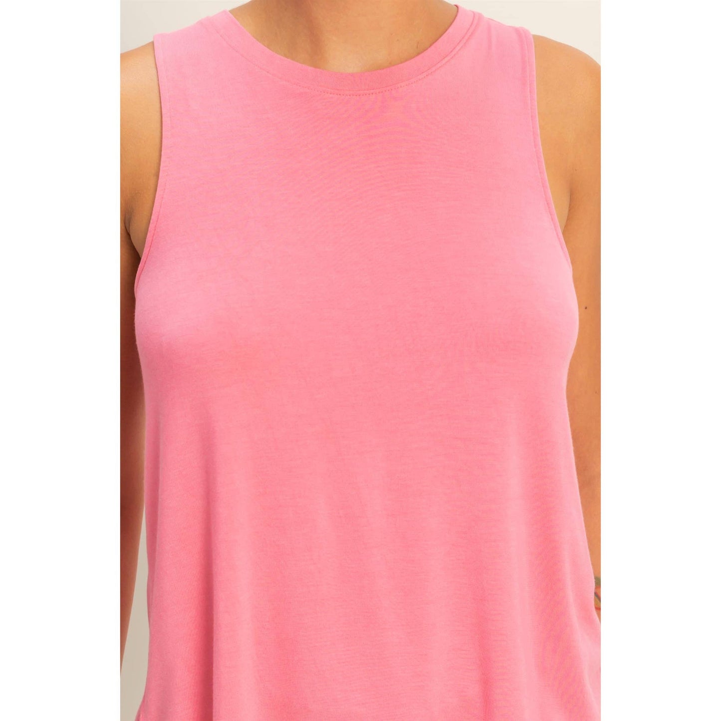 Simple Comfort Tank - Pink