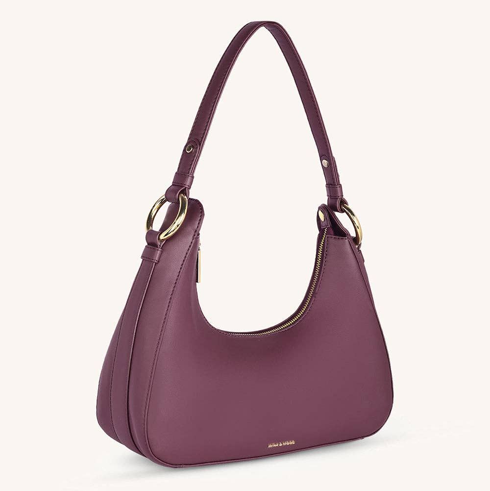 Mira & Moss Ava Shoulder Bag - Plum