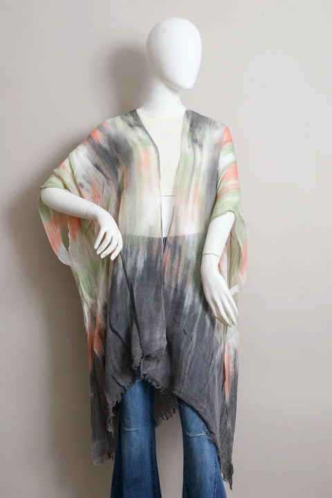 Ombre Tie Dye Kimono