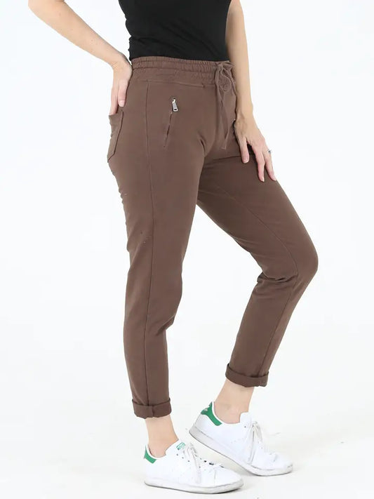Magnolia Jogger - Cocoa Brown