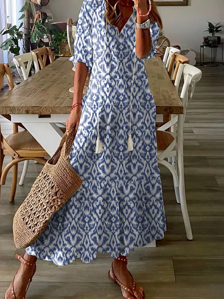 Sky Blue Maxi Dress