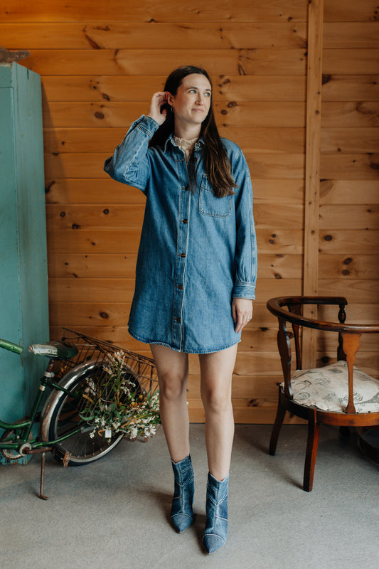 Main Street Denim Dress
