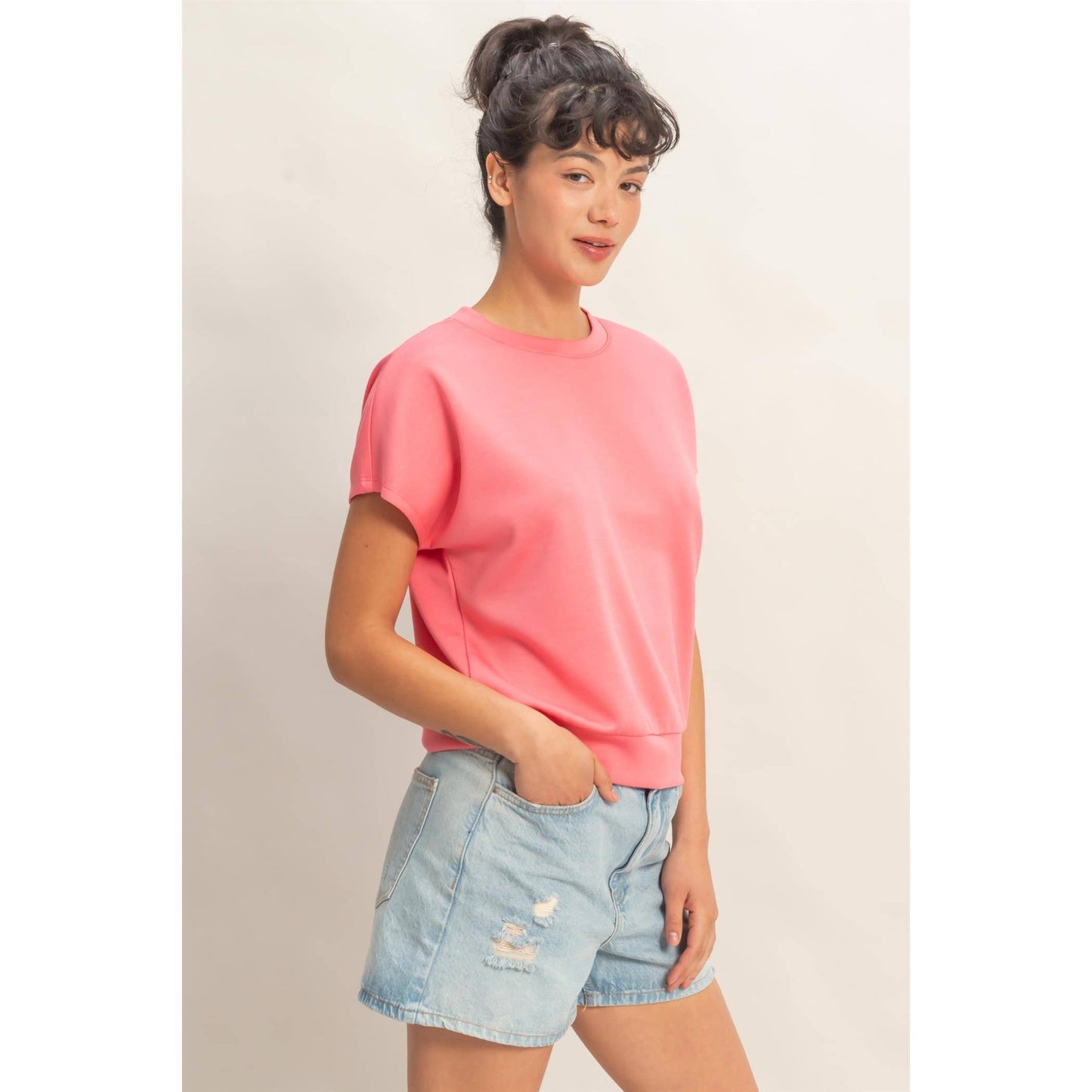 Tammy’s Short Sleeve Crewneck - Pink