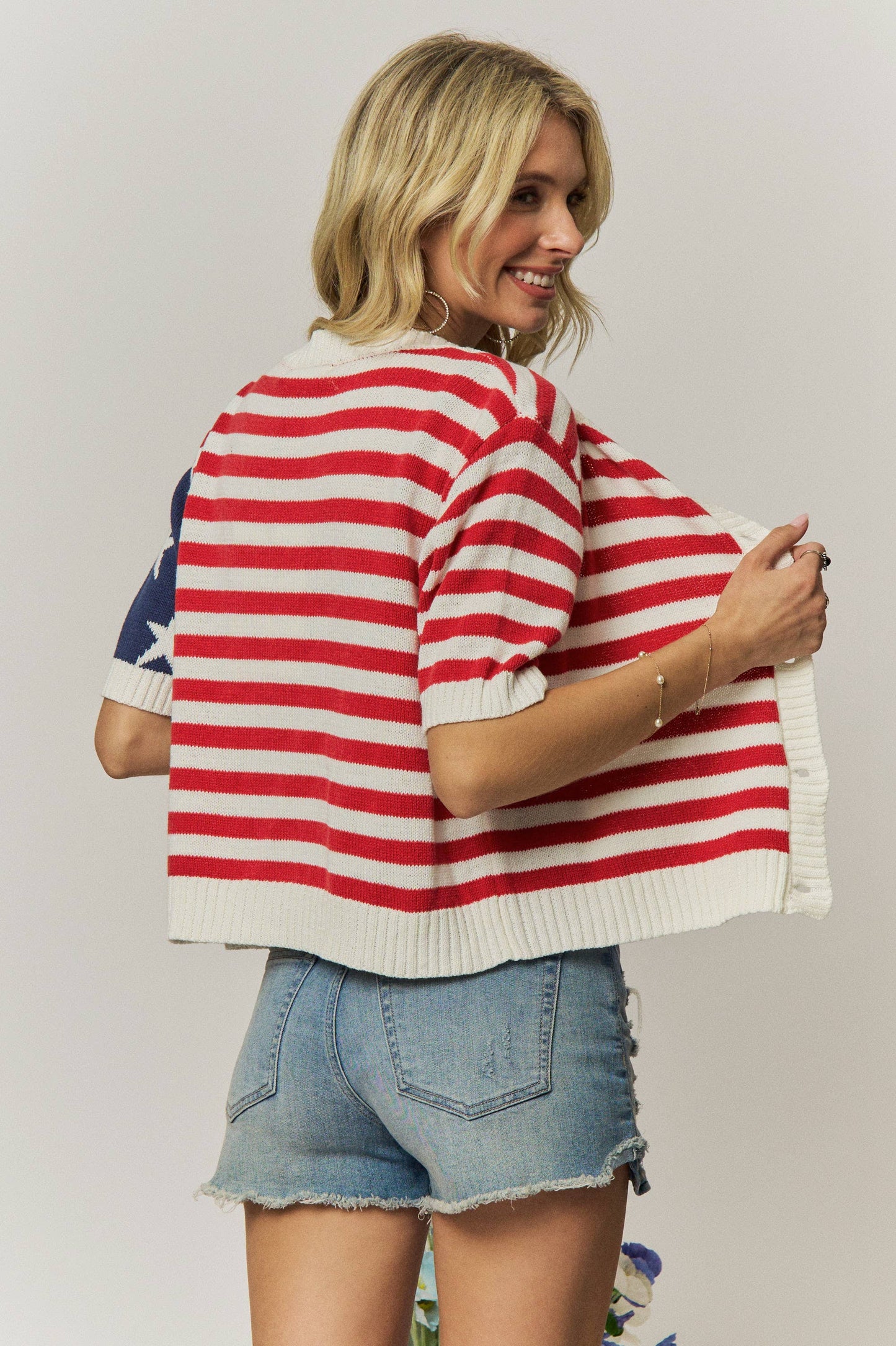 American Flag Sweater