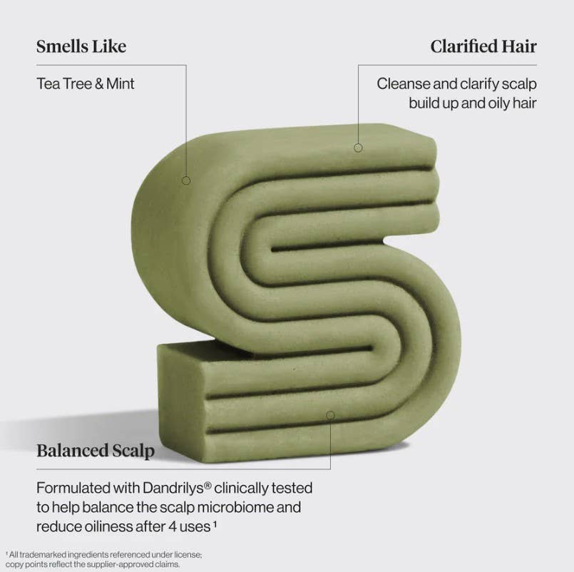 Tea Tree & Mint Clarifying Shampoo & Conditioner Bar Combo