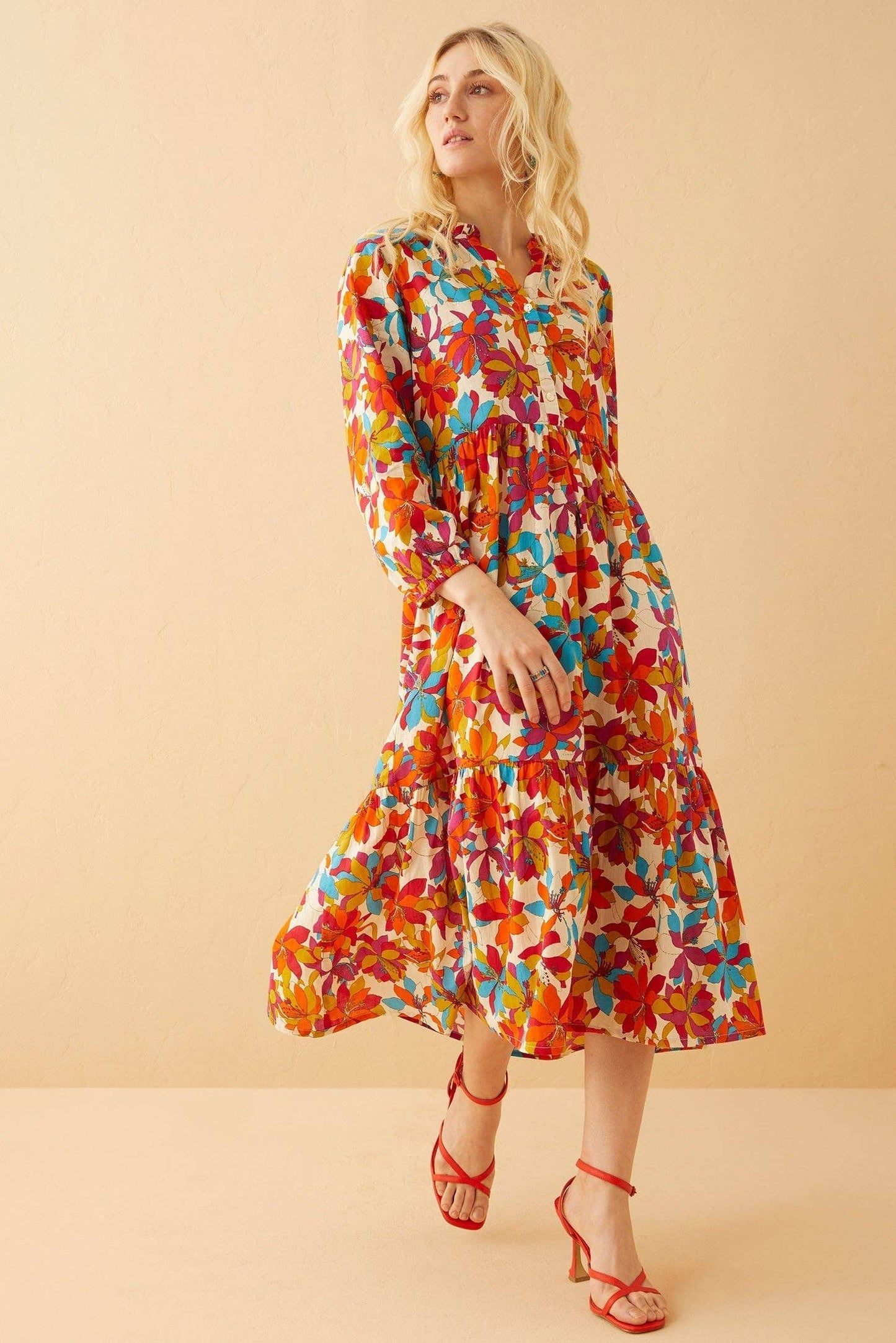 Multicolor Flow Dress