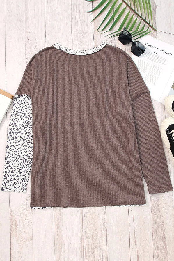 Mocha Patchwork Longsleeve