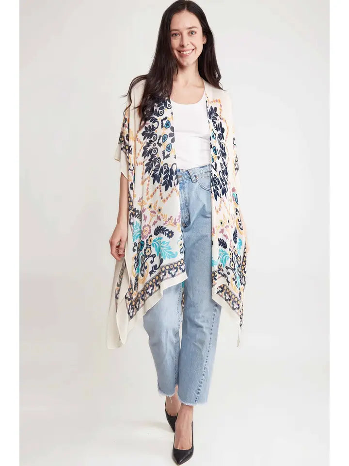 Jasmine's Printed Kimono