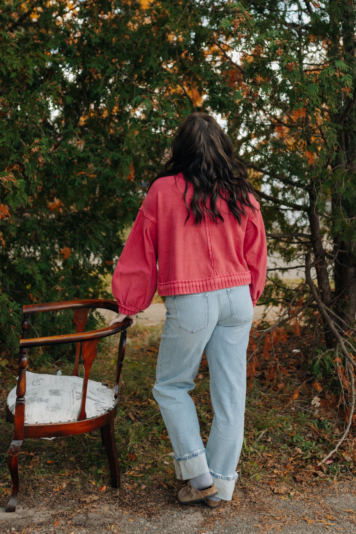 Vintage Berry Cardigan