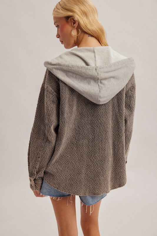 Slate Skies Shacket