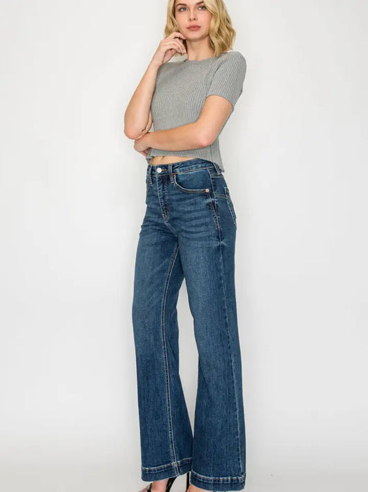 Tummy Control High Rise Relaxed Fit Jeans
