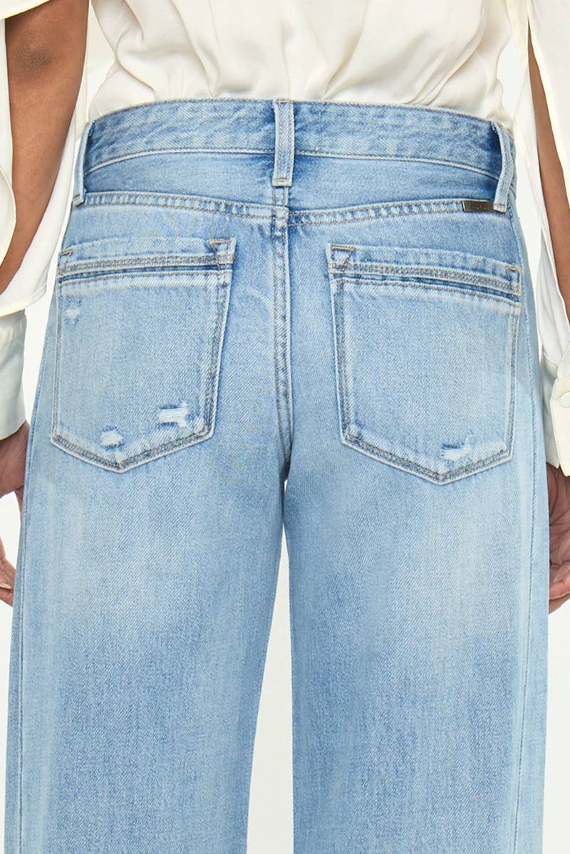 Kancan Mid-Rise Wide Leg Pant