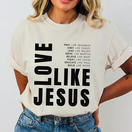 Love Like Jesus Ivory Tee