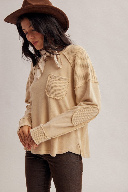 Sandstone Waffle Longsleeve