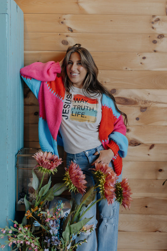 Cozy Stripe Cardigan