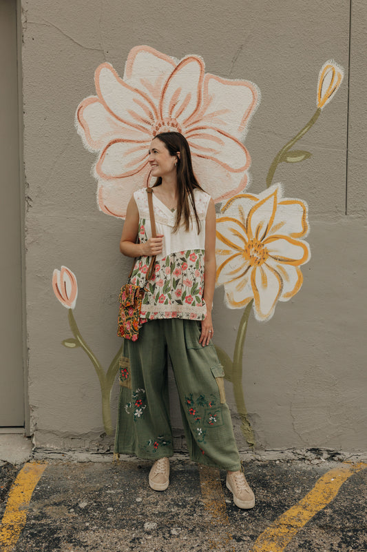 Forest Floral Pant