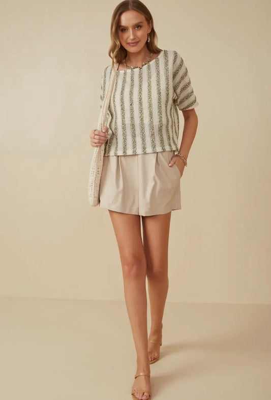 Stripe lightweight sweater