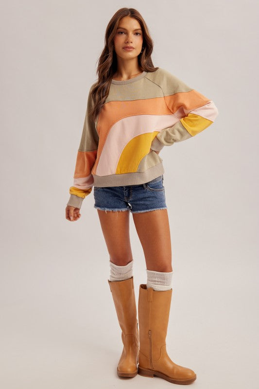 Retro Sunrise Sweatshirt