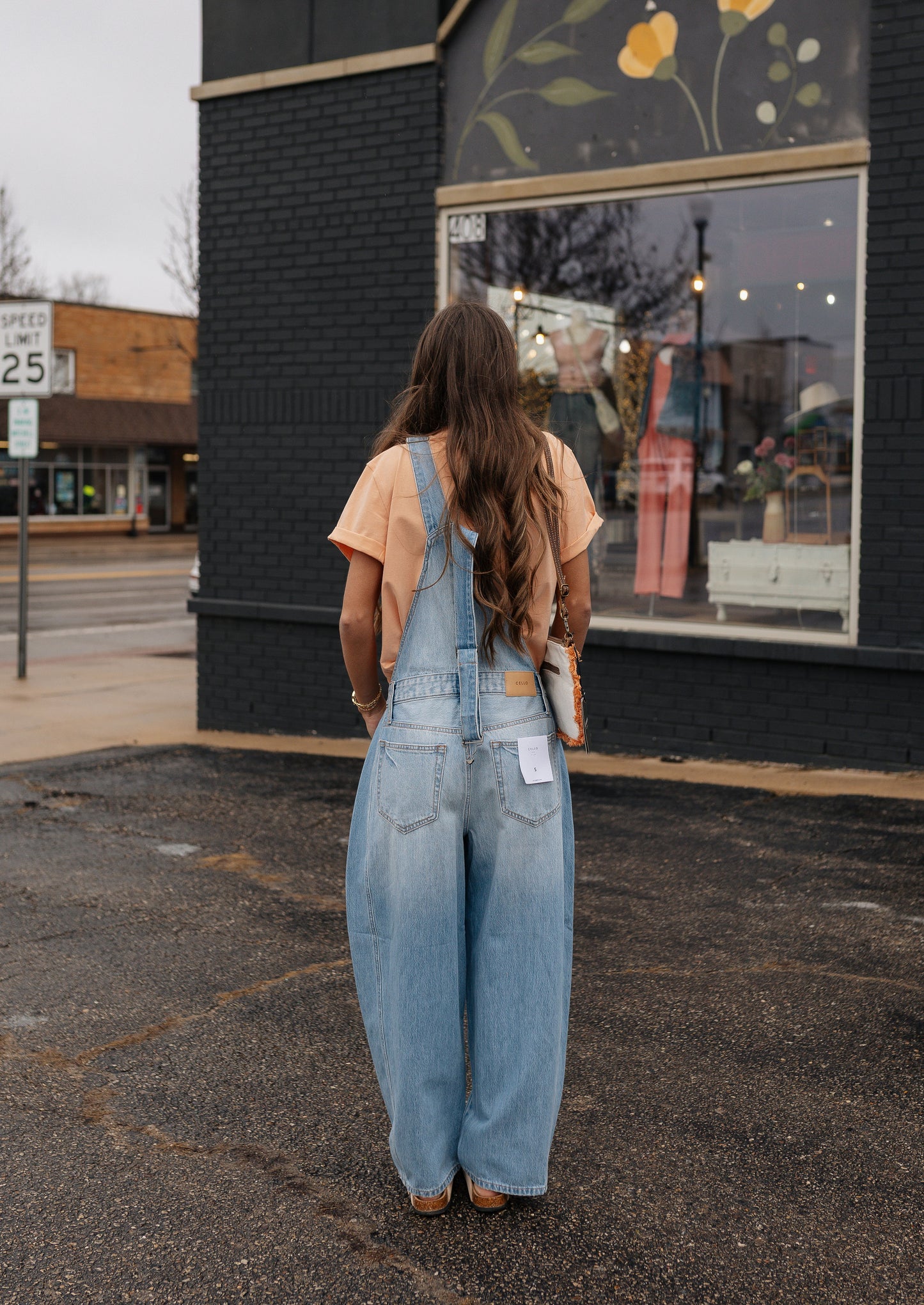 Mid Waisted Barrel Overall