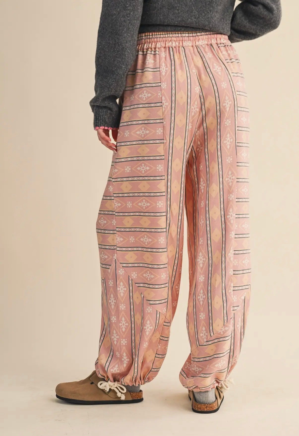 Aztec Blush Joggers