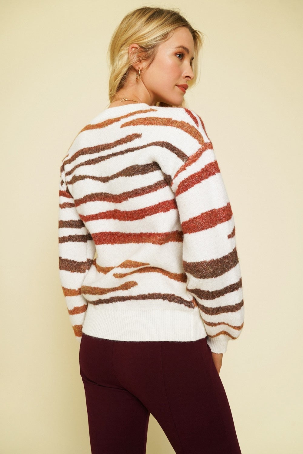 Bailey’s Zebra Sweater