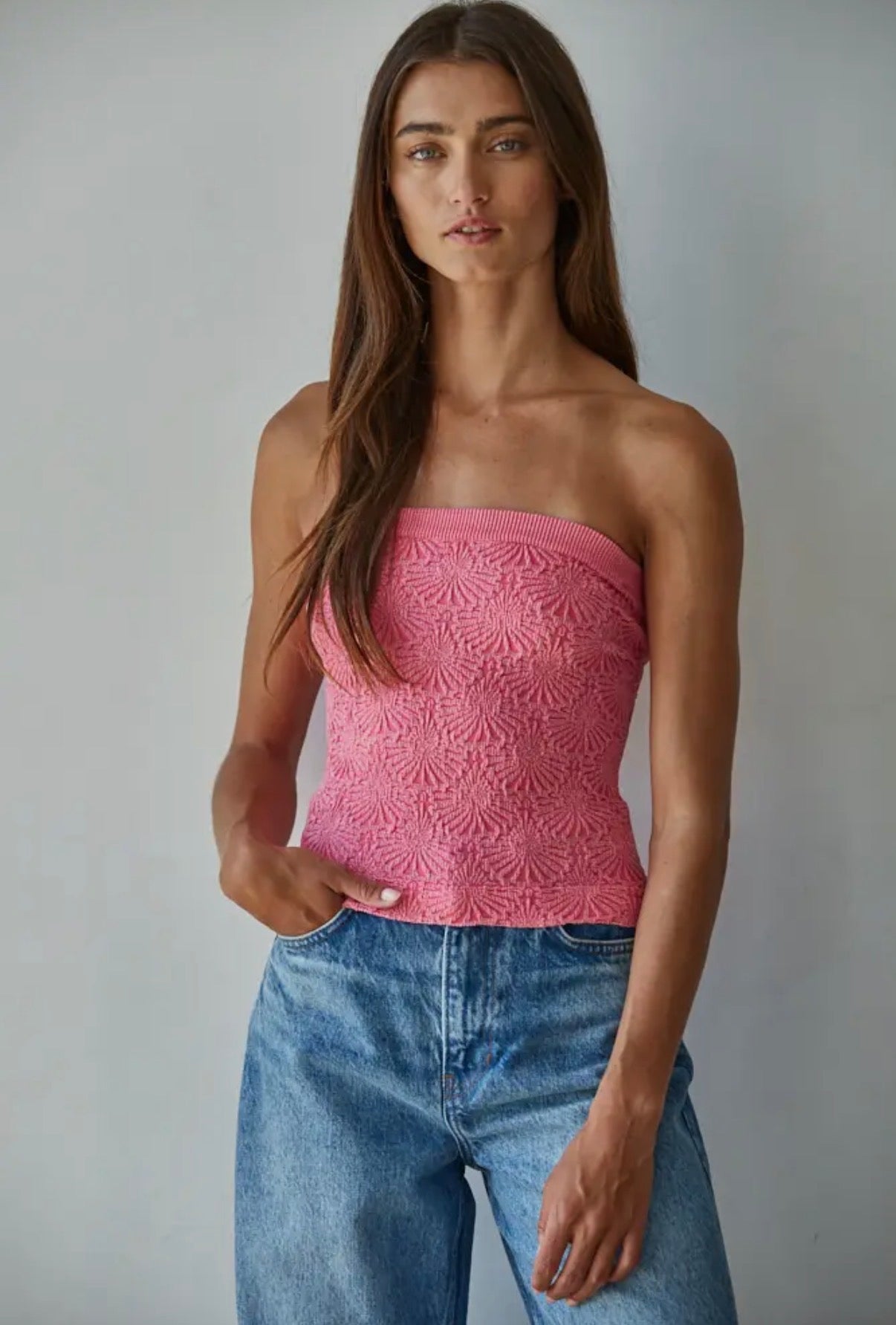 Heartbreaker Tube Top - Pink