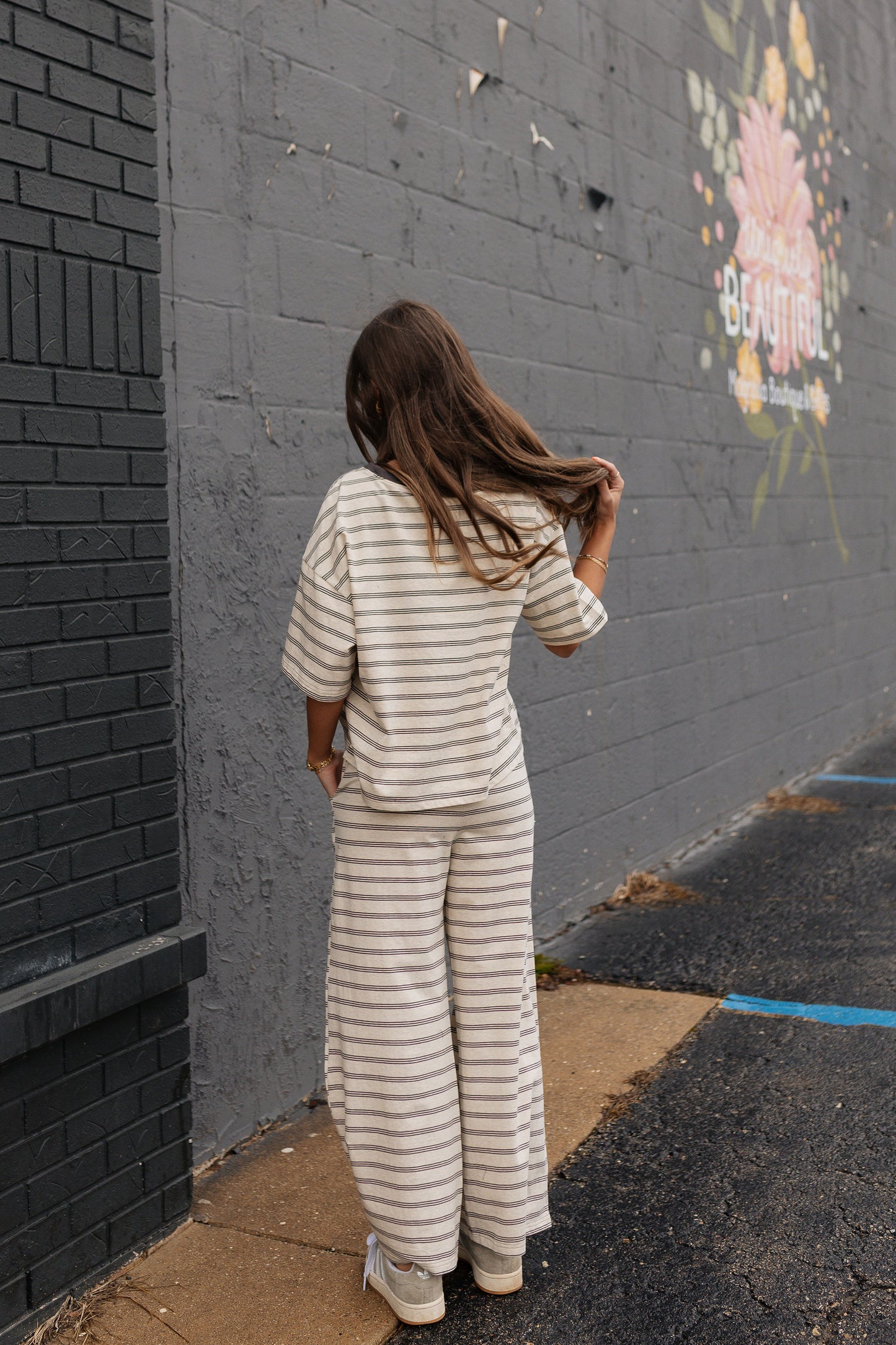 Oatmeal Latte Stripe Set