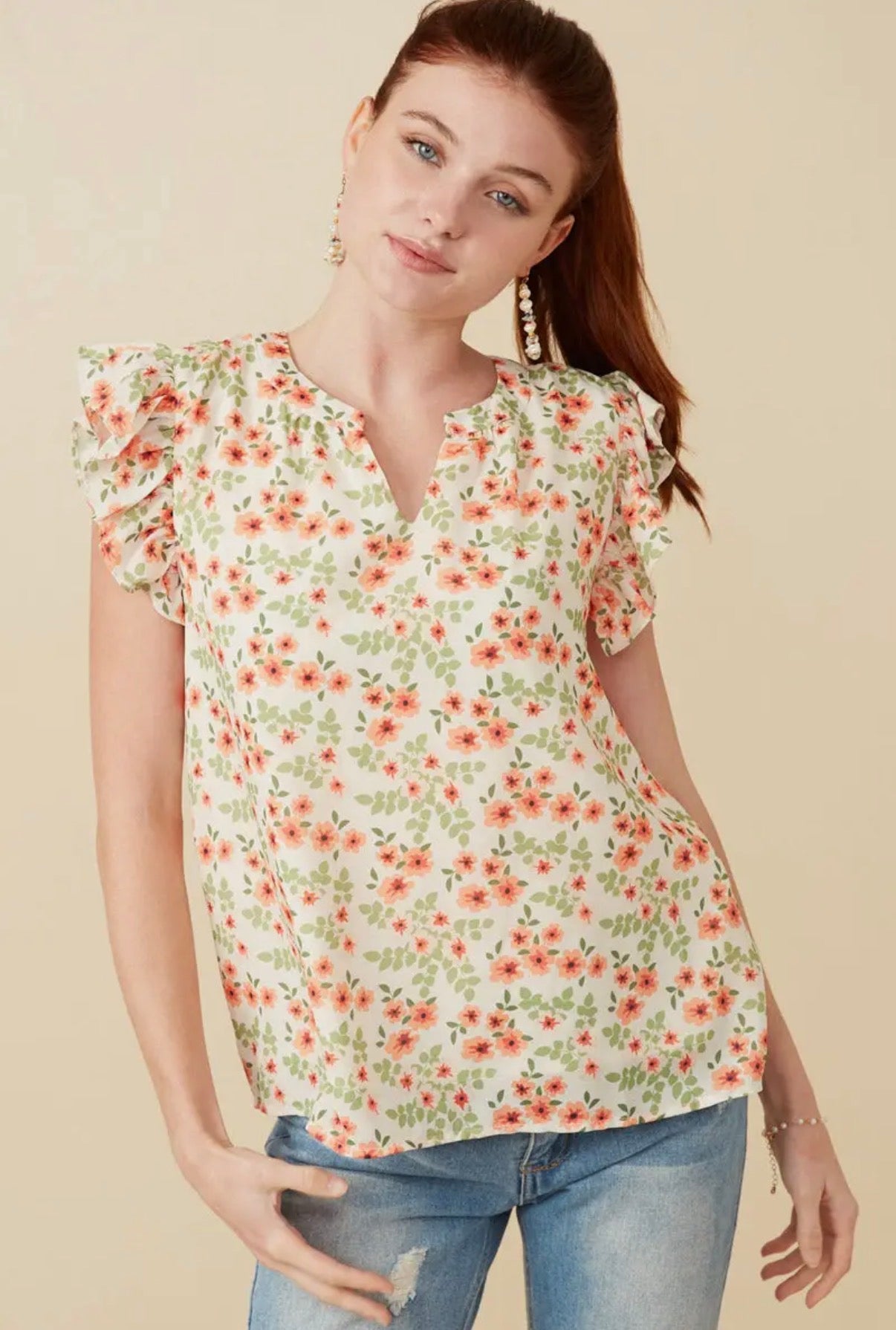 Lily’s Floral Top