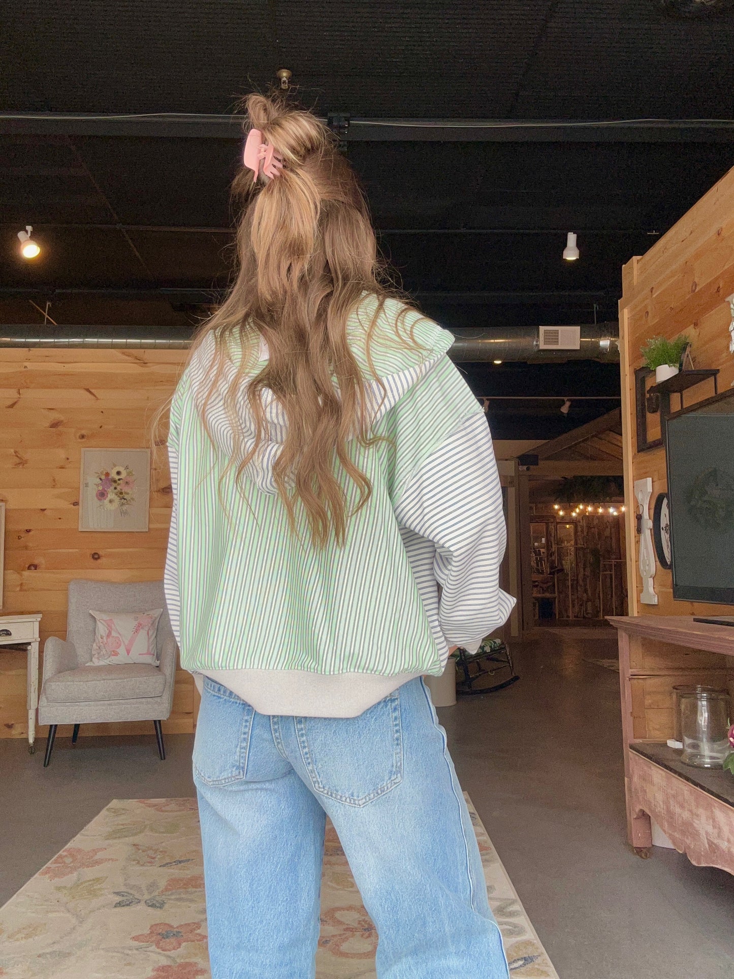 Kennedy’s Stripe Hoodie