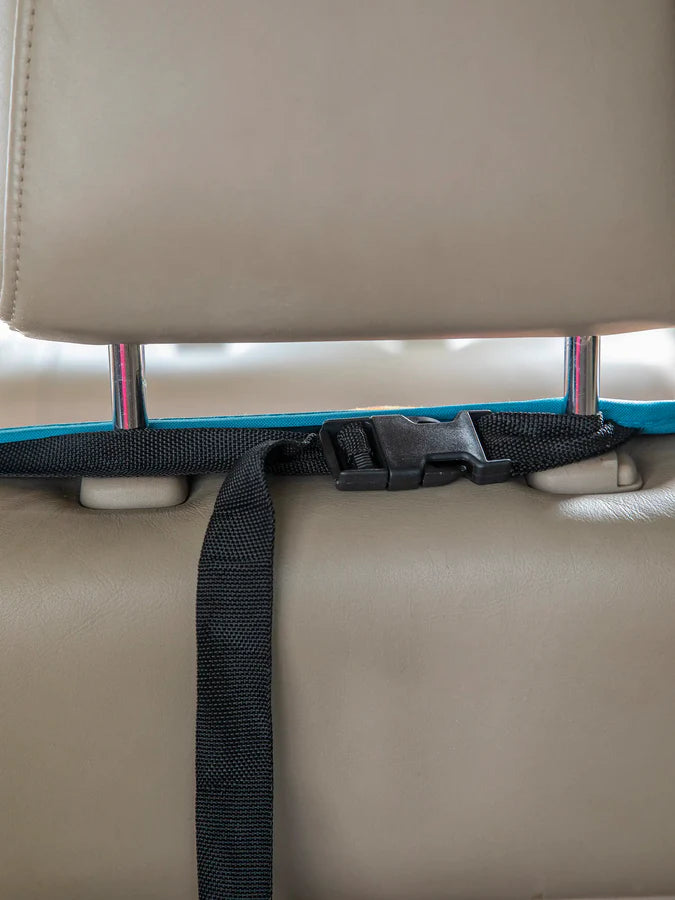 Velvet Back Car Seat Cover - Rainbow Patchwork