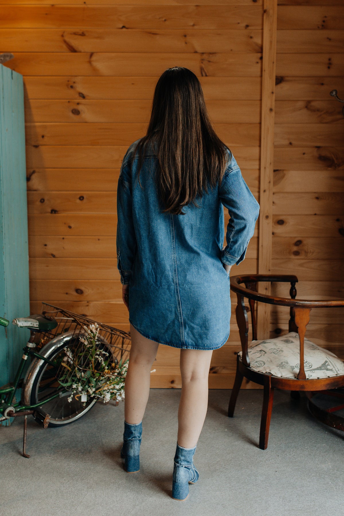Main Street Denim Dress