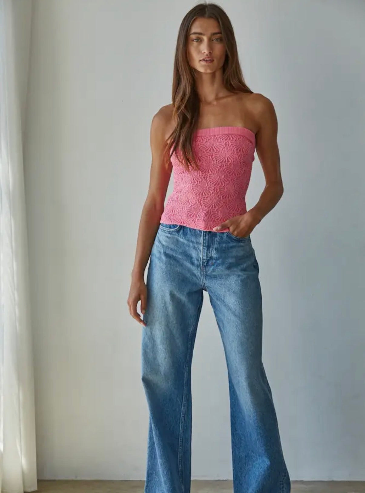 Heartbreaker Tube Top - Pink