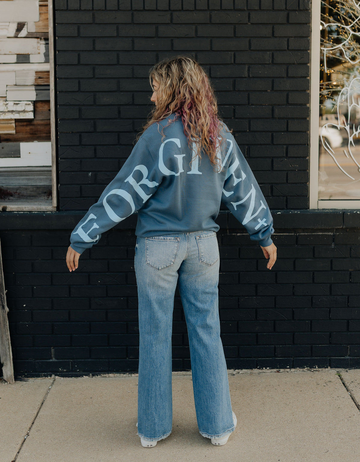Forgiven Blue Sweatshirt