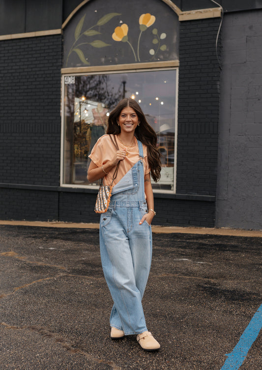 Mid Waisted Barrel Overall