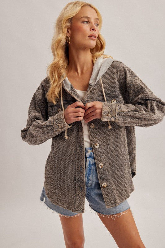 Slate Skies Shacket