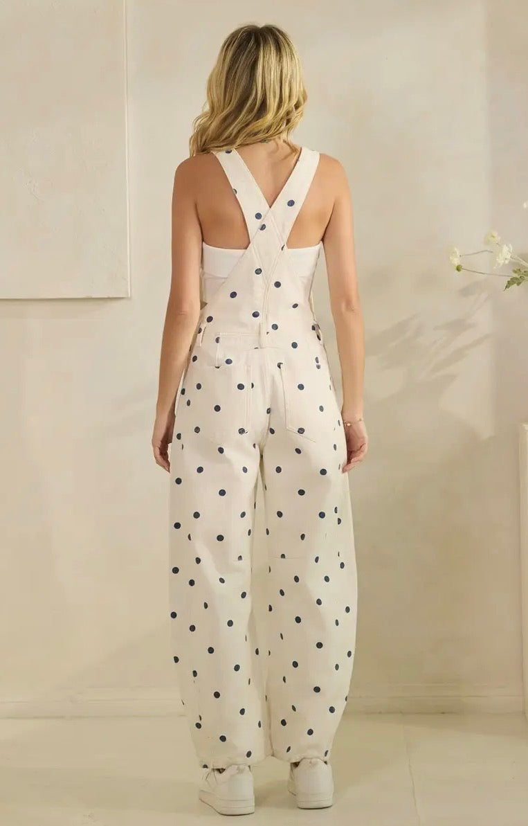 Polka Dot Overalls