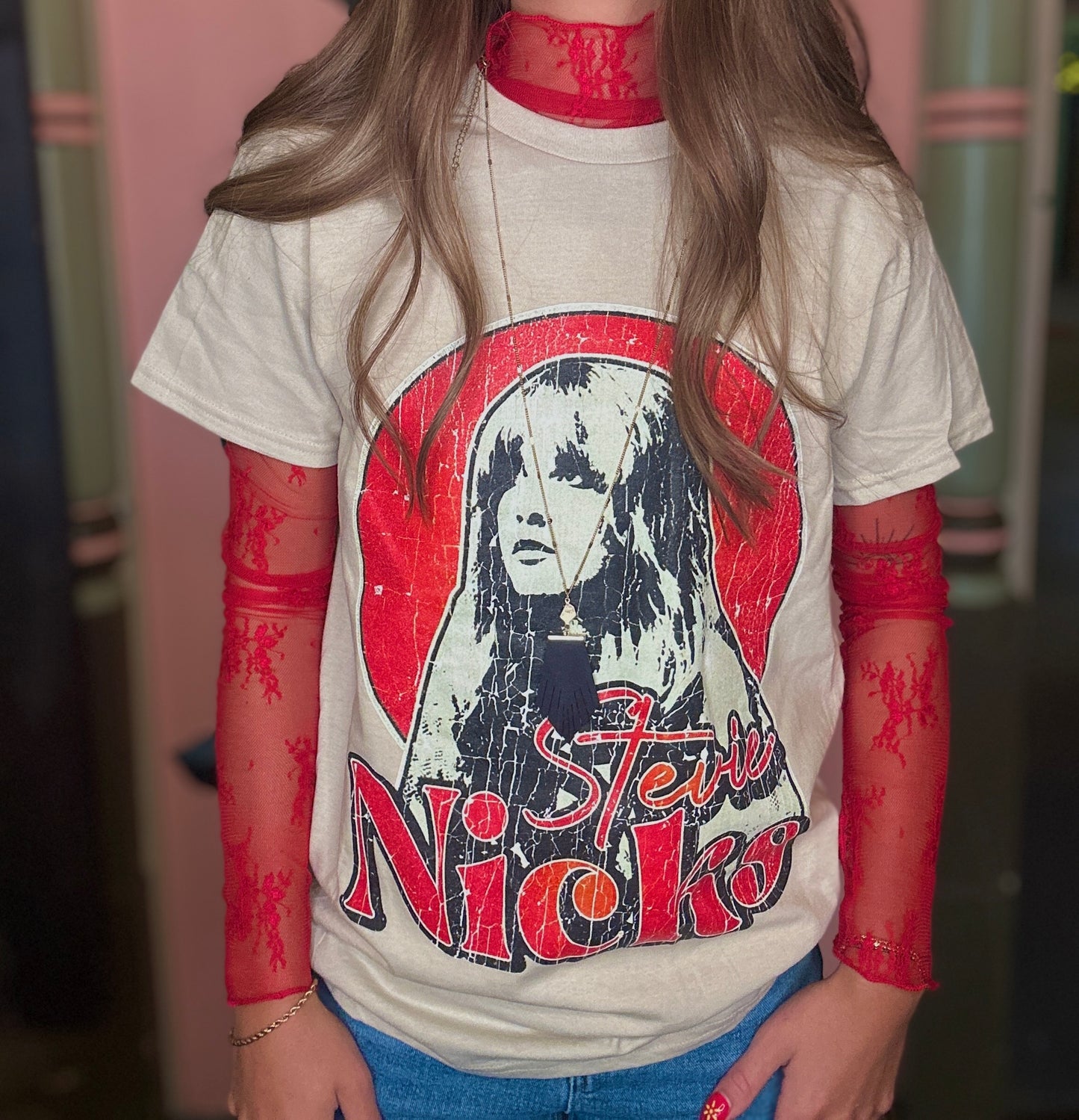Stevie Nicks Band Tee Vintage Rock Music