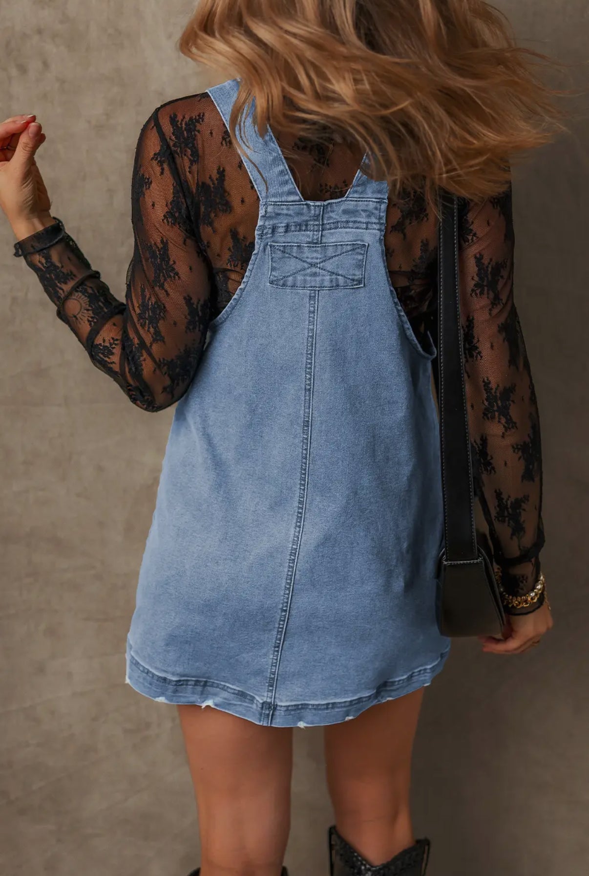 Denim Overall Dress