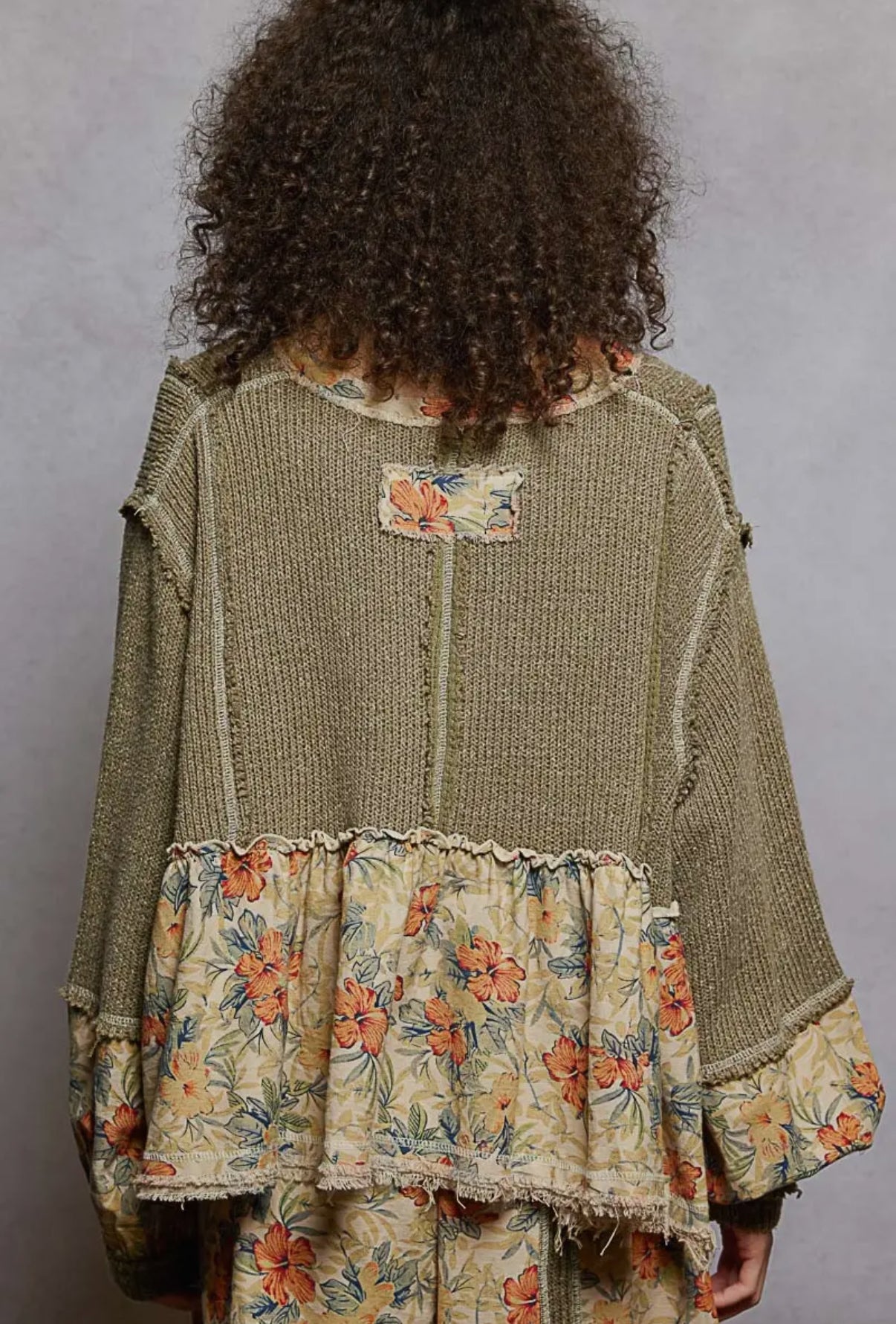 Ruffle Meadow V-Neck
