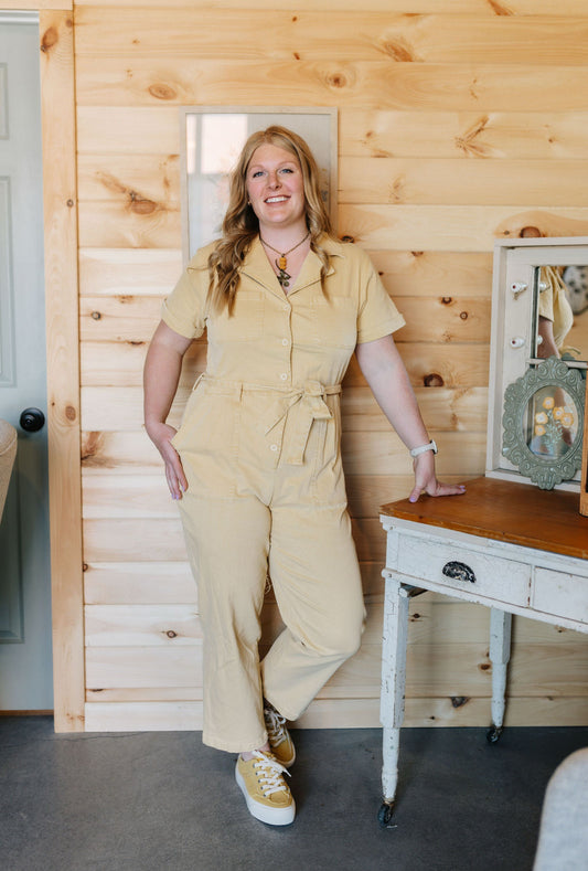 Summer Sun Short Sleeve Jumpsuit