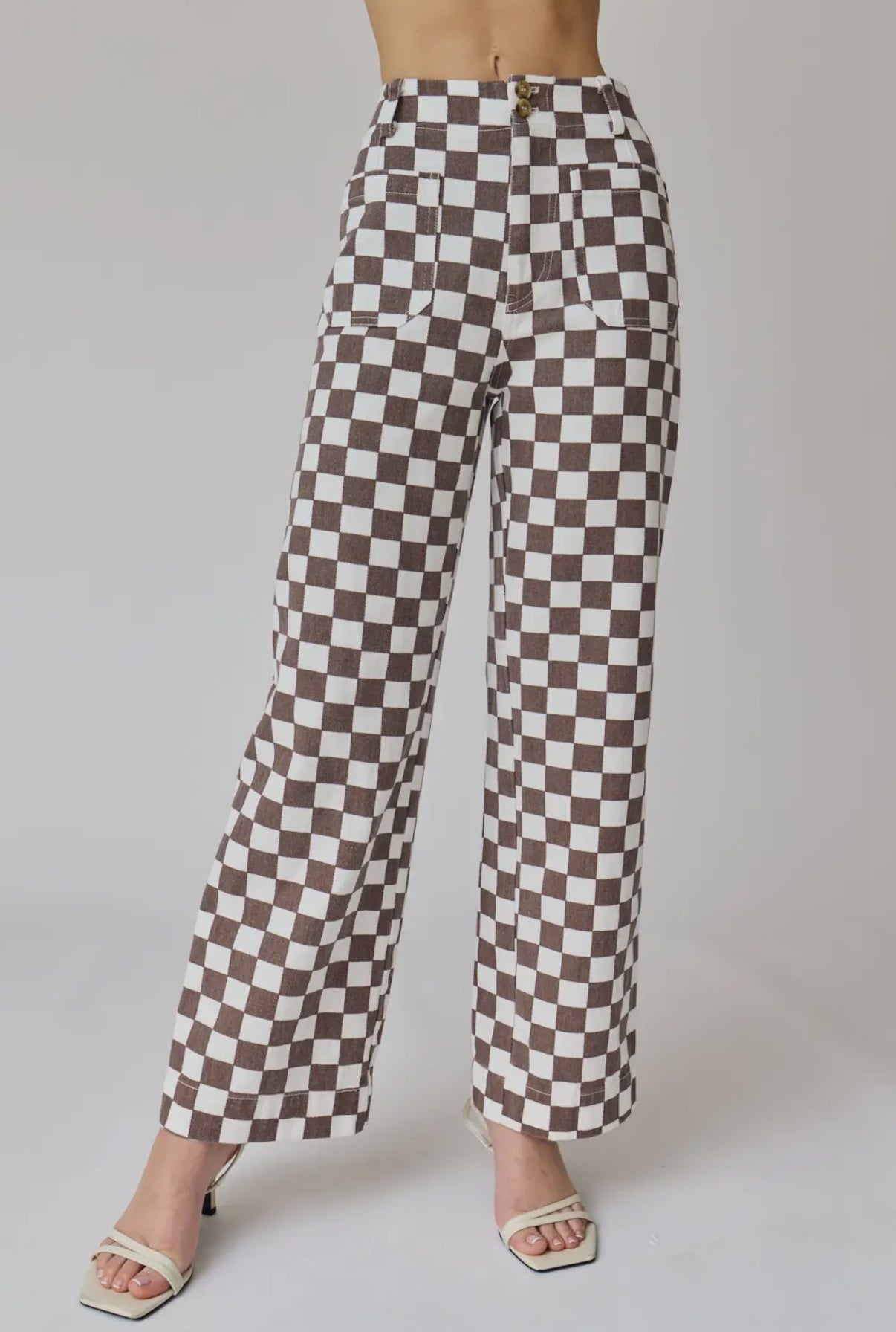 Cinnamon Checkered Pant