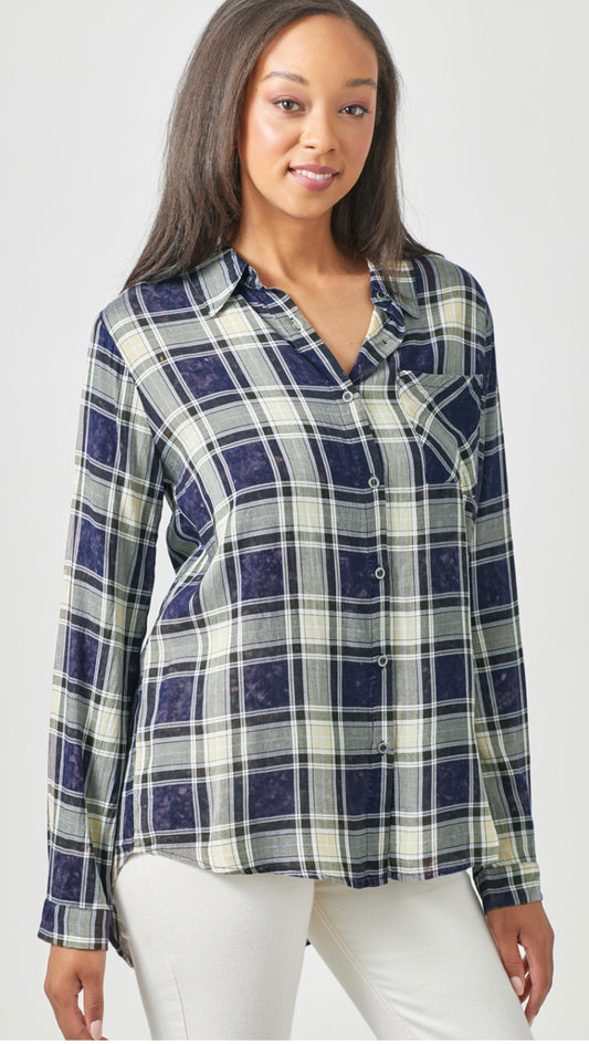 Rebecca’s Navy Plaid