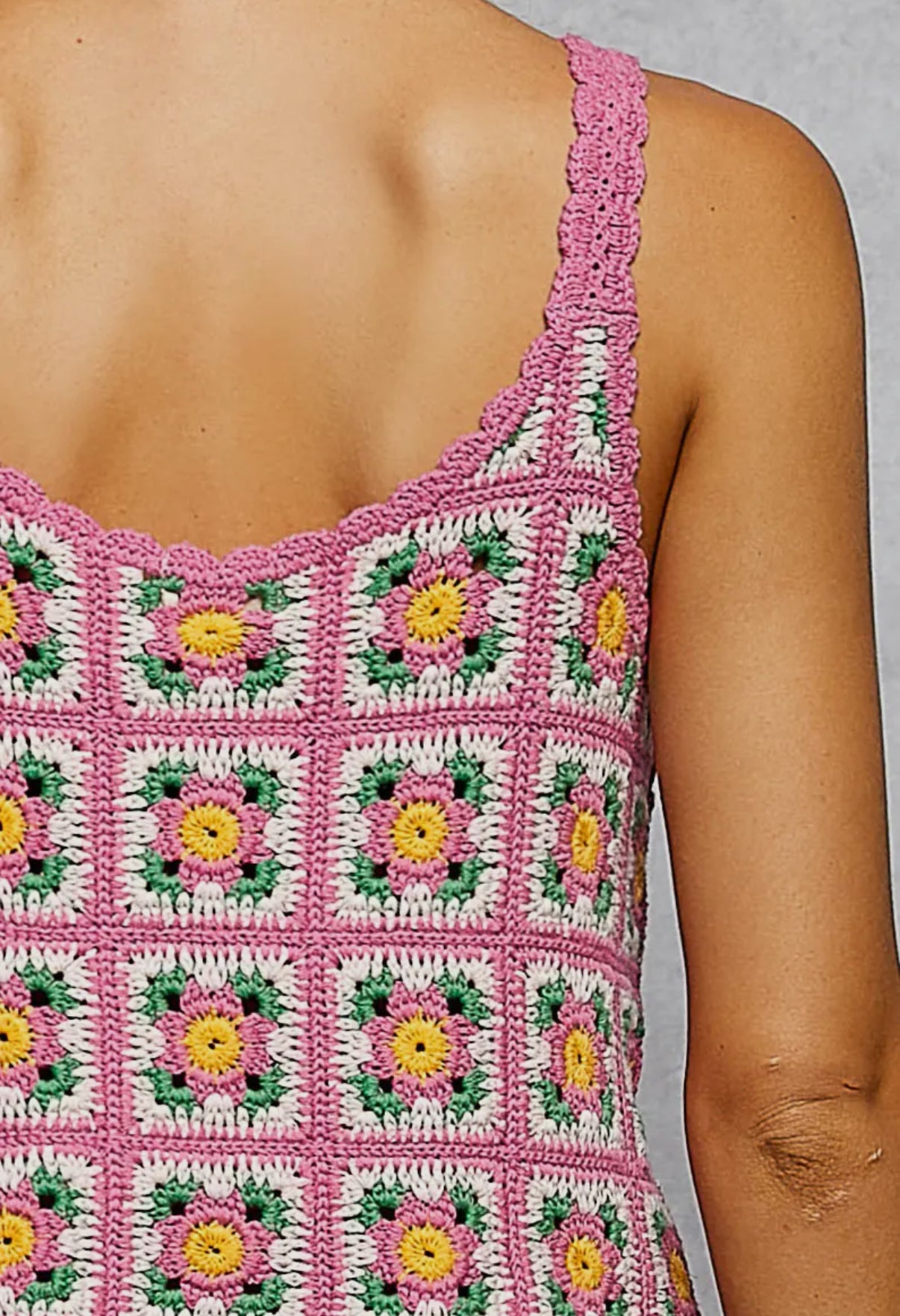 Pink Crochet Top