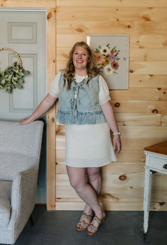 Simple Style Lace Patchwork Dress