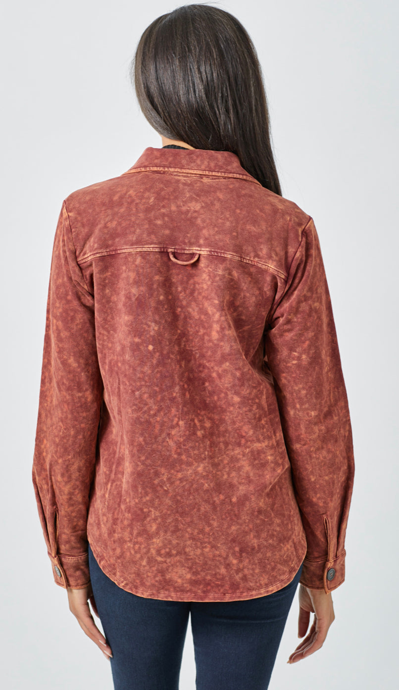 Georgie’s Washed Jacket -Red