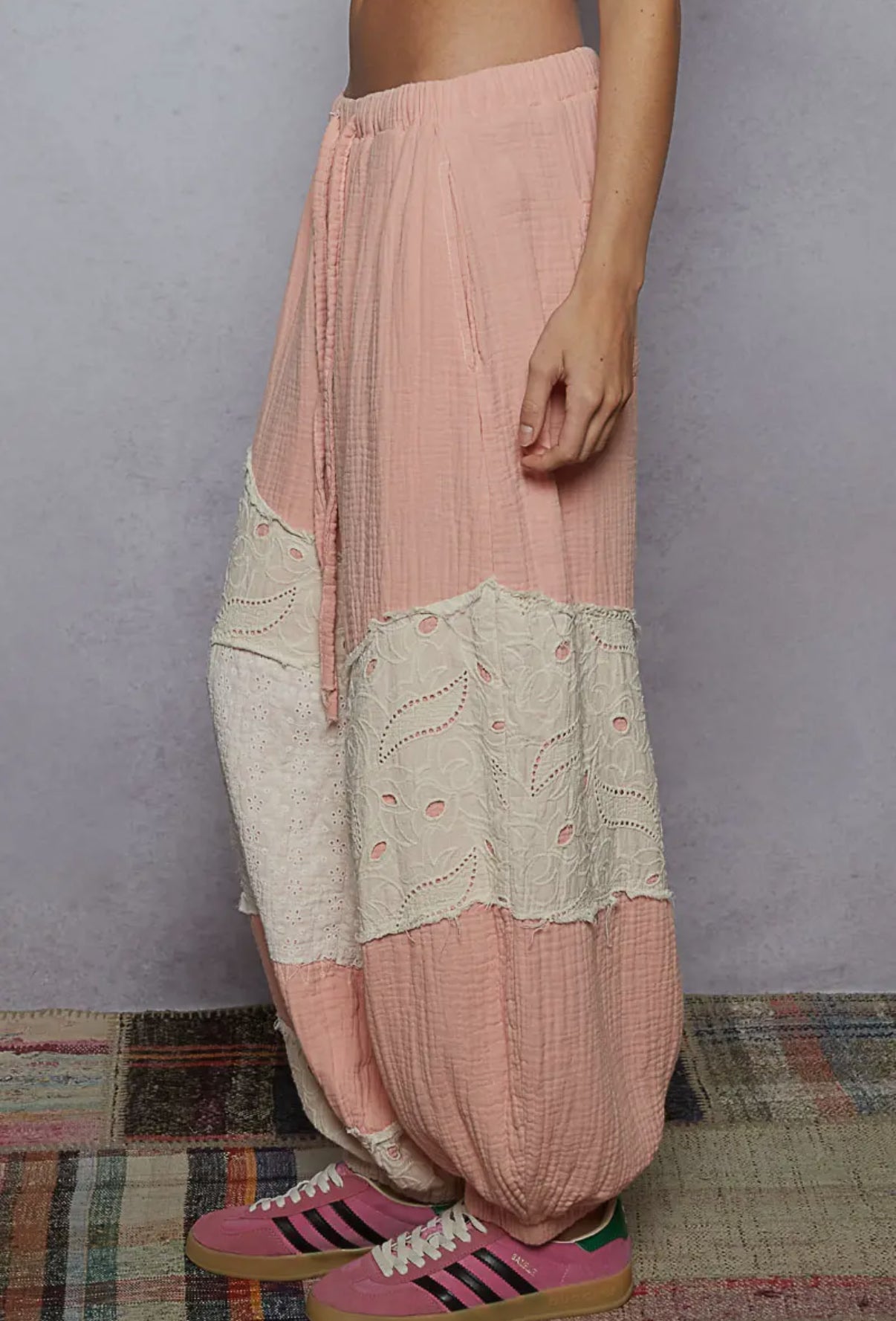 Light pink Gauze Jogger