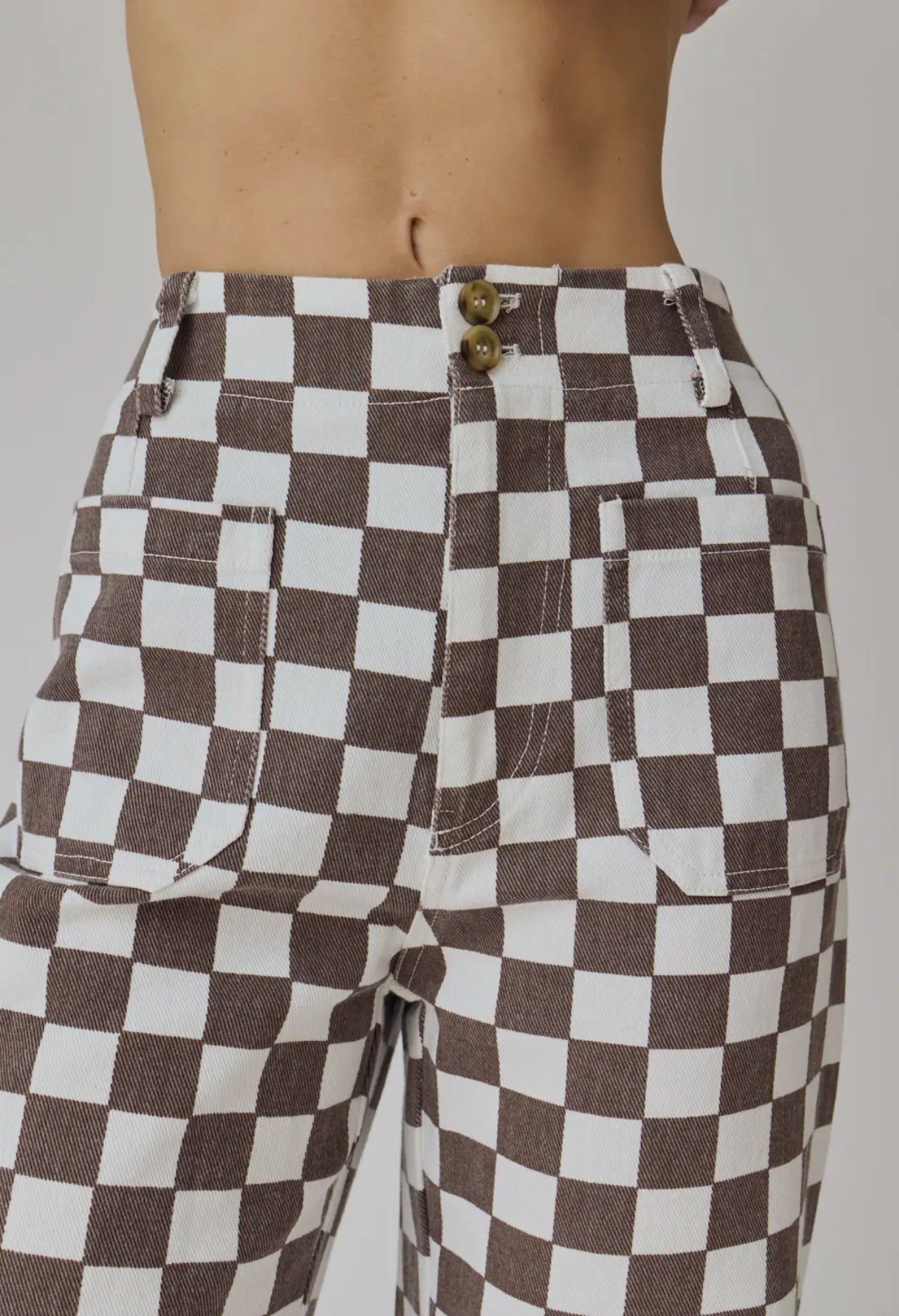 Cinnamon Checkered Pant
