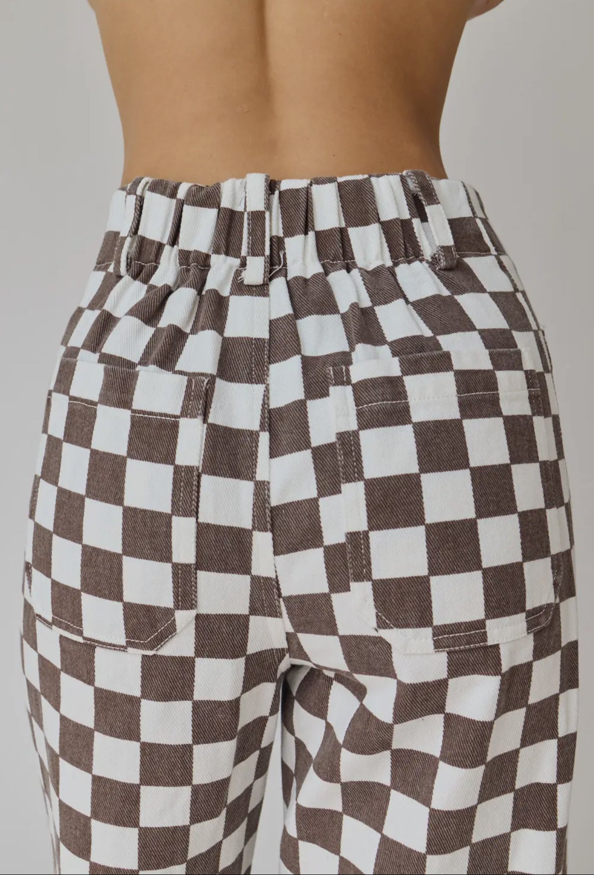 Cinnamon Checkered Pant