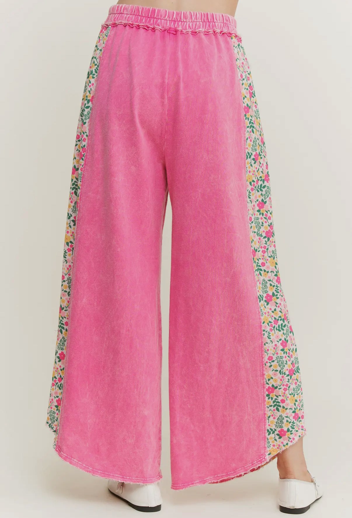 Hot Pink Floral Pant