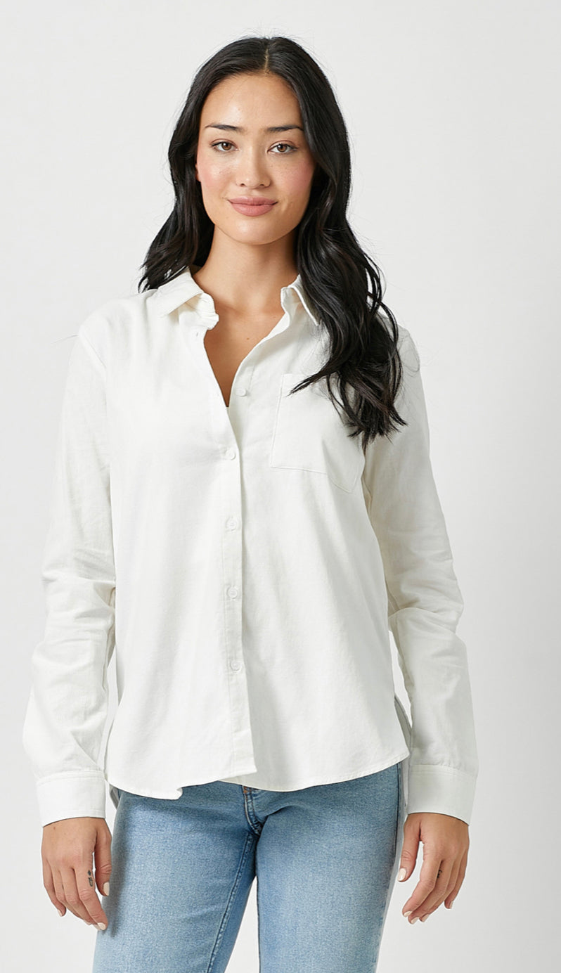 Wanda’s Ivory Corduroy Button Down